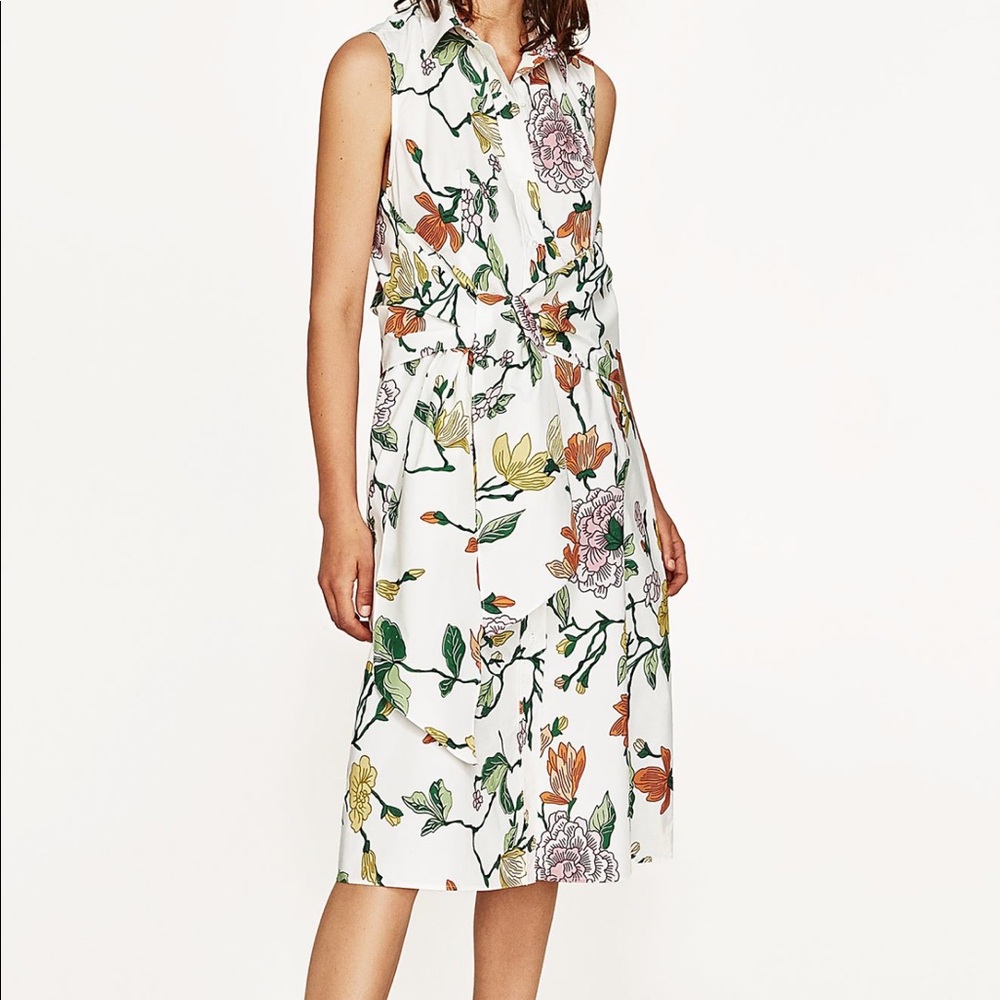 Floral midi dress